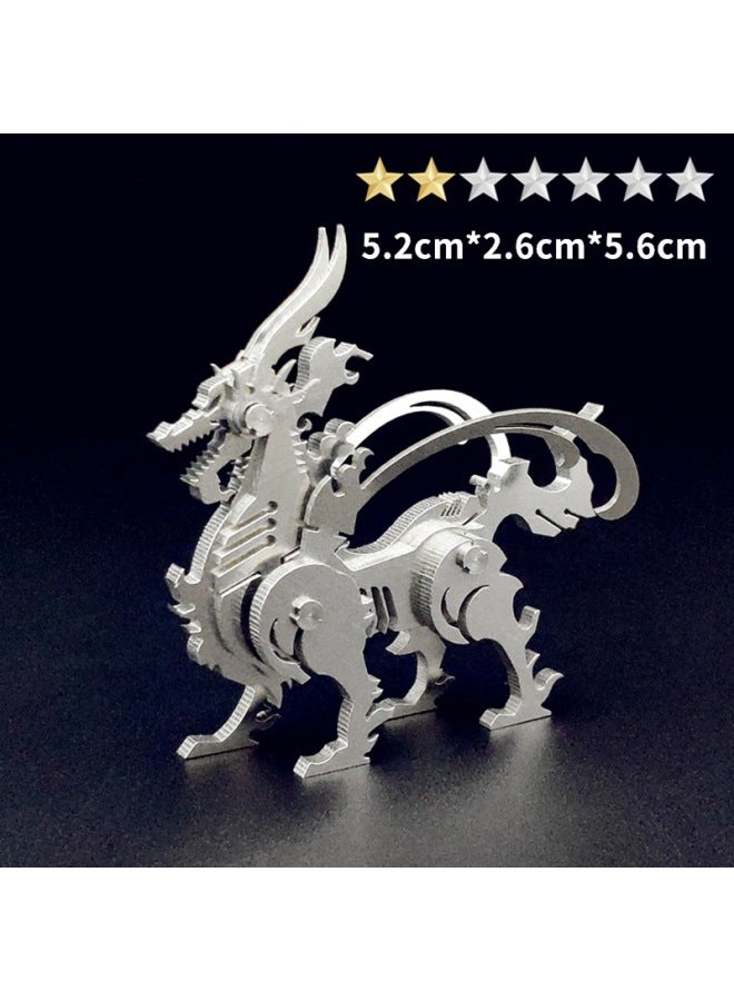 جميعين 3D لعبة ألغاز معدنية معدنية مصنوعة من الصلب نموذج مجمع للبالغين والأطفال هدية يدوية الصنع هدايا تعليمية - اللون: 【كيمون ووتر مائل واضح】 DIY/منتج جاهز يرجى ملاحظة - Image 1